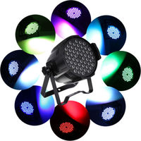 54X3W RGBW Led Par Light DMX 512 Led Party Light Stage Wedding Party DJ Équipement d'éclairage pour Stage DJ Life Show