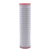 Cartouche filtrante à sédiments plissée universelle en PP de 10 pouces, compatible avec les embouts 222/226/DOE, filtre à eau, purificateur