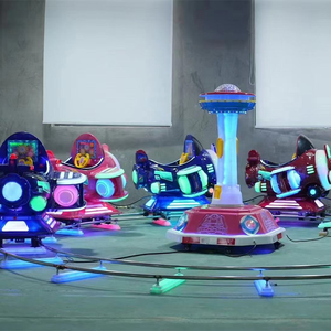 <span class=keywords><strong>Tren</strong></span> Eléctrico con Vías Certificado en Seguridad para Niños en Centros Comerciales Interiores Operación Estable Diseño de Caricatura Divertido Juguete Montable - Product Image 6