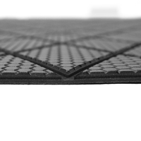 Tapis de bateau en mousse EVA en caoutchouc pour revêtement de sol personnalisé avec motif hexagonal Melors CNC