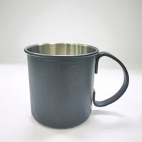 Mug à bière, à eau, à lait, à thé, en acier inoxydable, gravé en gros, motif Moscou