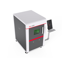 Mesin Pemotong Laser Fiber Mini JQLASER Berkualitas Tinggi 6060 1313, Harga Mesin Pemotong Laser Fiber Kecil untuk Logam 1500w 2000w 3000w