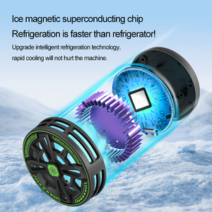 Xách Tay Sạc Không Dây Fan Cho Điện Thoại Di Động Chơi Game 7W 10W Công Suất Đầu Ra Bảo Vệ OTP Từ Máy Tính Để Bàn Làm Mát Cho Điện Thoại Trực Tuyến - Product Image 5