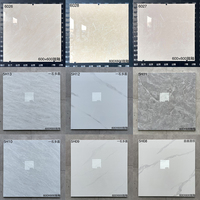 Carrelage de sol en porcelaine émaillée blanche effet marbre poli 600x600mm, vente en gros d'usine, pour salon, chambre et cuisine
