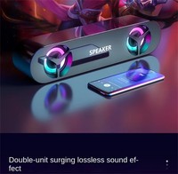 E-1408 Portable fête filaire Mini barre de son haut-parleur boîte Audio filaire système de cinéma de jeu haut-parleur pour ordinateur portable