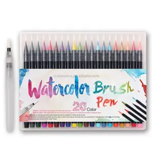 Brush Tip Painting Watercolor Pen High Quality Set-20 Colour +1Water Pen