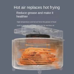 Horno eléctrico inteligente de acero inoxidable de gran capacidad de 20L, sin aceite, rotación automática, máquina de patatas fritas, freidora multifunción - Product Image 2