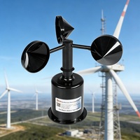 Anémomètre à coupelle pour éolienne RK100-02, capteur de vitesse du vent 4-20mA Pulse RS485 pour énergie renouvelable et parc éolien