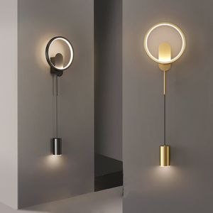 Đèn tường sắt hiện đại Bắc Âu Đèn tường LED đầu giường Phòng ngủ Phòng khách - Product Image 1