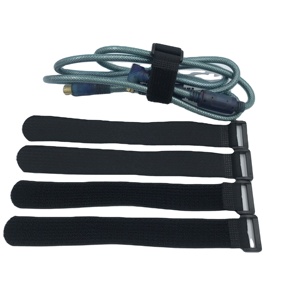 Cinta adhesiva de doble cara para sujetar cables, cinta de gancho y bucle de nailon con hebilla - Product Image 2