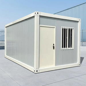 China Factory's 20ft Mobile Office Prefabricated Modular Flat Pack Container <b>Portable</b> Steel Prefab House for Living Room Kitchen - Product Image 6