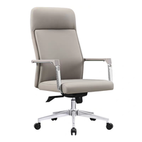 Chaise en cuir moderne pour bureau exécutif Mobilier de bureau de vente directe d'usine Directeur de bureau Chaise pivotante Chaise de conférence