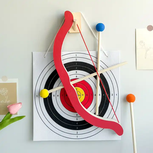 <span class=keywords><strong>Jouet</strong></span> <span class=keywords><strong>arc</strong></span> et flèche en <span class=keywords><strong>bois</strong></span> classique pour enfants ensemble de tir à l'<span class=keywords><strong>arc</strong></span> jeux de plein air pour enfants avec de bons cadeaux pour les enfants - Product Image 2