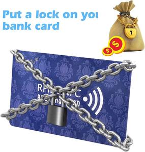 สมาร์ทแท็ก มินิแท็ก RFID NFC บล็อกกิ้งการ์ดสำหรับกระเป๋าสตางค์ ป้องกันการโจรกรรม ป้องกันการแฮ็ก กันน้ำ ป้องกันการสกิมมิ่งบัตรเครดิต - Product Image 5