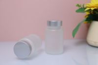 Bouteilles en verre dépoli élégantes avec bouchon à vis, pots vides rechargeables de qualité supérieure, compatibles avec les diffuseurs à bâtonnets pour huiles essentielles et soins de la peau