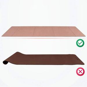 Tapete de Yoga Plegable Profesional para Deportes, Antideslizante, Ecológico, Lavable, Resistente a Desgarros, Material POE, 1 cm de Grosor, Personalizable - Product Image 3