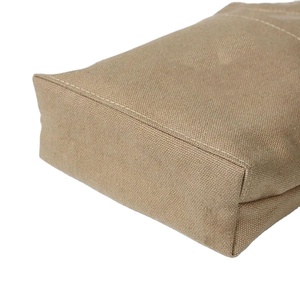 Whosale Small Reusable 12oz Cotton Fabric Brown Canvas Tote Coffee <b>Tea</b> <b>Cup</b> Tumbler Holder Takeaway Carry Bag with Custom Logo - Product Image 2