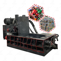Presse compacteuse hydraulique horizontale de 160 tonnes pour la fabrication de briquettes de copeaux métalliques, pour le recyclage de l'aluminium et du cuivre