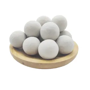 Pingxiang Zhongci tower support media 10mm 19mm 25mm 23-26% inert alumina ceramic ball Inert balls