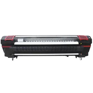 Impresora solvente Crystaljet de gran formato, alta velocidad, 3,2 m, para máquina de impresión de pancarta flexible con 510/35pl