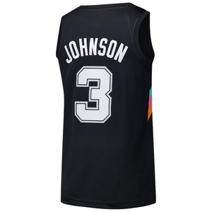 San Antonio pour hommes 2025 # 3 maillots de basket-ball personnalisés Johnson, chemises brodées, uniformes pour jeunes - Product Image 6