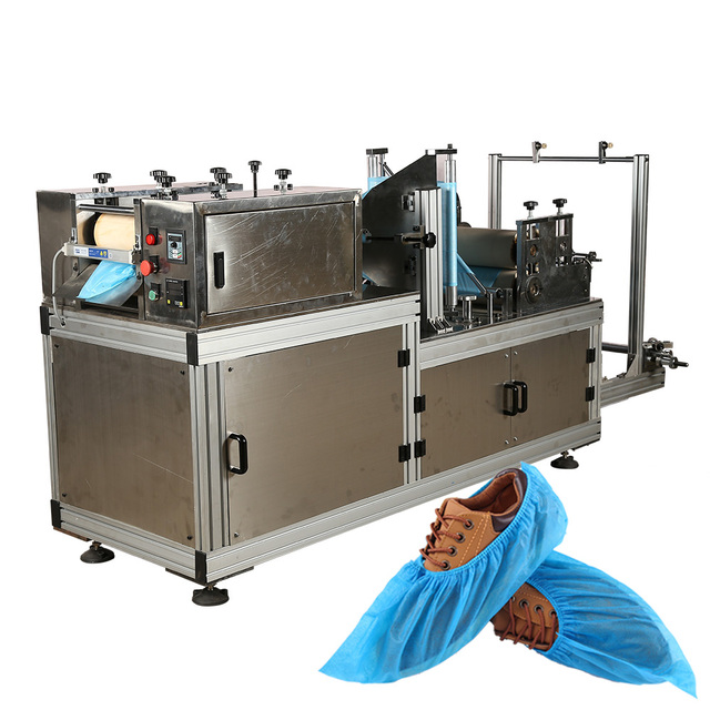 Ultrasonic Antislip Shoe Cover Making Machine Non Woven Shoe Cover Machine Disposable Shoe Cover Machine