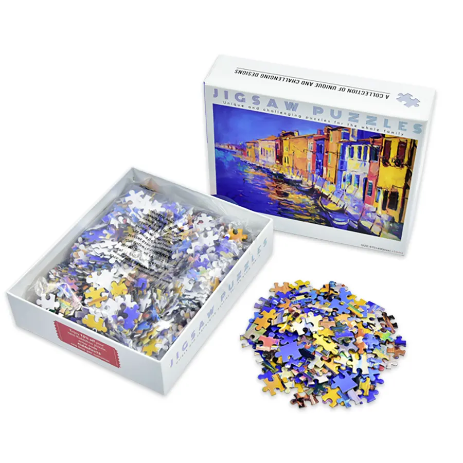 Impression personnalisée 1000 pièces Sublimation Jigsaw Puzzle Alphabet éducatif Autres enfants Kid Puzzles pour adultes