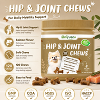 Complément alimentaire pour la mobilité des chiens, sous forme de friandises molles pour les articulations, avec glucosamine, chondroïtine, MSM, pour la santé osseuse, fabricant OEM