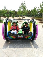 Simulateur de conduite rotatif à 360 degrés avec télécommande, voiture roulante pour parc d'attractions extérieur