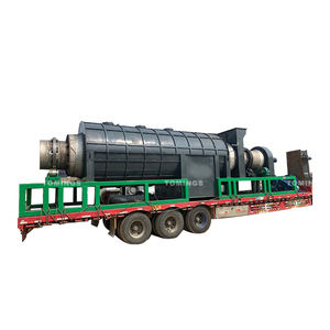 Nuevo Equipo de Bio-Carbonización Continua de Alta Productividad con Motor, Máquina de Carbonización de Aserrín de Bambú, Paja y Cáscara de Arroz - Product Image 1