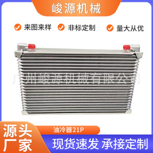 Radiateur refroidisseur d'huile Junyuan 21P vertical personnalisable pour automobiles, camions, motos et machines agricoles - Product Image 3