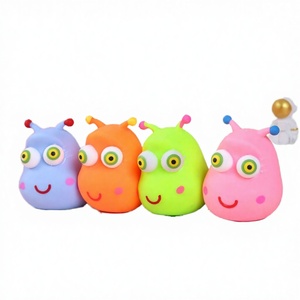 Juguete Antiestrés de TPR con Forma de Insecto de 9cm, Regalo Creativo Unisex para Adolescentes y Adultos, Ojos Saltones, Fácil de Usar - Product Image 3