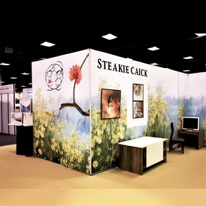 Bannières d'expositions murales avec écran d'affichage vidéo Led pour stand d'exposition Idées de stand pour les salons