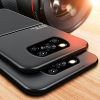 Casing Handphone Xiaomi POCO X3 NFC Kompatibel, Anti Benturan dan Magnetik, Penutup Belakang Matte Berbahan TPU