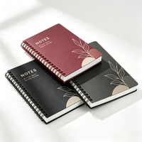 Carnet personnalisé de taille flexible A5 B5 A6, reliure spirale, 80 pages, couverture en PP