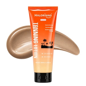 Crema Bronceadora HALORINNA 100ml, Crema Corporal con Aspecto Natural, Brillo Bronceado, Venta al Por Mayor OEM - Product Image 1
