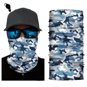 Bên ngoài Camo Phong Cách Bandana Ống mặt bảo vệ đầu bao gồm cổ gaiter Bandana Buff ngoài trời ma thuật khăn