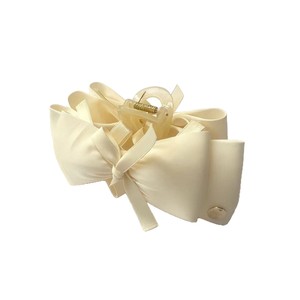 New ArrivalElegant Satin <b>Bow</b> Sweet Double-Layer Large Hair <b>Clip</b>, French Trendy Ribbon Hair <b>Clip</b> - Product Image 5