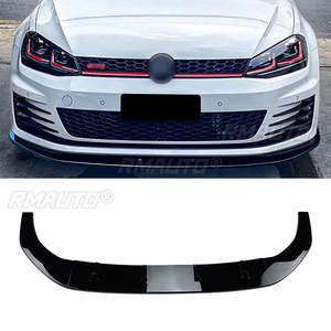 Front Bumper Lip Spoiler Diffuser <b>Splitters</b> Body Kit Aprons Cover Guard Trim for Volkswagen Golf 7 MK7 GTI R Rline 2013-2016 - Product Image 1