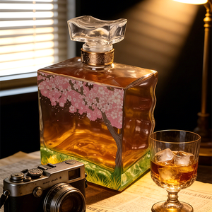 Bouteille en verre <span class=keywords><strong>de</strong></span> 1500 ml pour whisky, brandy, <span class=keywords><strong>cognac</strong></span>, rhum, <span class=keywords><strong>liqueur</strong></span>, saké, vin <span class=keywords><strong>de</strong></span> fruits, emballage en bouteille carrée - Product Image 1