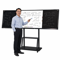 Tableau blanc interactif électronique intelligent Nano 3-en-1 de 75 pouces avec écran LED 4K, écriture magnétique et tactile IR 20 points