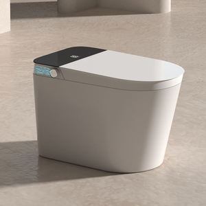 Toilette intelligente en céramique sur pied de haute technologie avec télécommande, siège chauffant et séchage à l'air pour usage hôtelier - Product Image 5