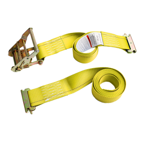 Лидер продаж, 2-дюймовый 12-футовый логистический ремень с храповым механизмом для перевозки груза, E Track, заводской полиэфирный ремешок - Product Image 4