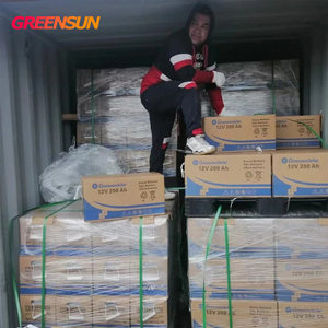 Batería de Gel de Plomo-Ácido Greensun de Alta Eficiencia, 12V 200AH, <span class=keywords><strong>para</strong></span> Sistemas <span class=keywords><strong>Solares</strong></span> y Electrodomésticos, Libre de Mantenimiento, Ciclo Profundo, Sellada - Product Image 4