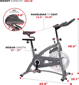 Vélo de spinning magnétique <span class=keywords><strong>K</strong></span>-FIT GSP9120, vente chaude, vélo à transmission par courroie, portable, fitness à domicile, logo personnalisé pour usage professionnel - Product Image 6
