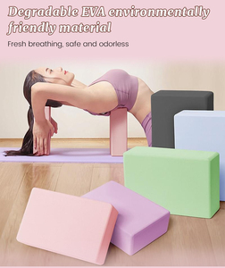 Thân Thiện Với Môi Mật Độ Cao Biểu Tượng Tùy Chỉnh Trọng Lượng Nhẹ Chống Trượt Không Thấm Nước Không Độc Hại EVA Bọt Yoga Khối Cho Tập Thể Dục Sử Dụng - Product Image 6