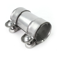 Collier de serrage d'échappement OEM 3,0 pouces, collier de serrage double sur mesure OEM en acier inoxydable et acier au carbone, colliers de serrage d'échappement à double boulon pour tuyaux