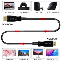 Cable HDMI de Fibra Óptica Activo Xput AOC, HDMI2 0 2 0b, Compatible con 4K60Hz 18Gbps, Cable de Video de Fibra Óptica de Alta Velocidad