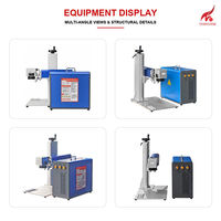 Marqueur laser à fibre refroidi par air de type split CKMACHINE pour le marquage de plaques métalliques dans les petites ateliers de travail du métal à démarrer.