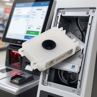 DP5363 Module de scanner de code QR USB haute vitesse 1D 2D lecteur de codes à barres à montage fixe kiosque fonction d'impression intégrée Interface COM utilisée